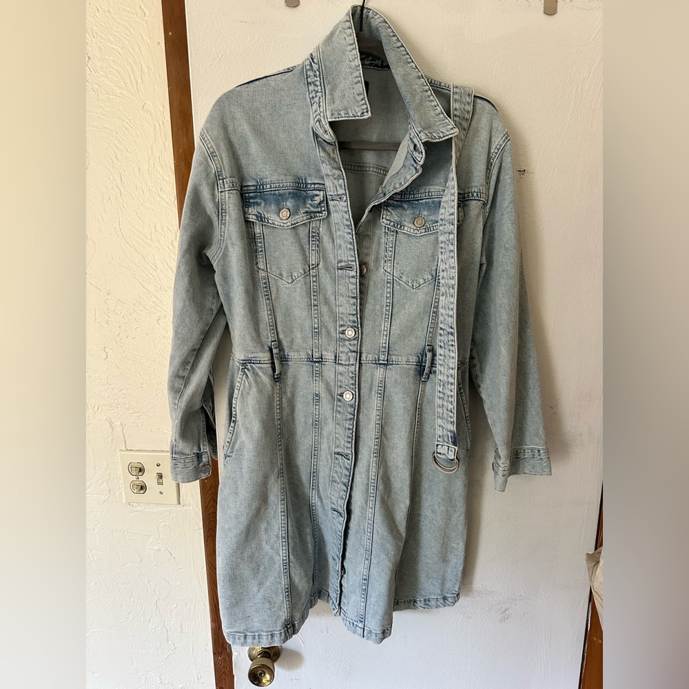 GAP Light Blue Denim Dress